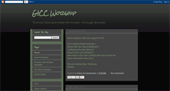 Desktop Screenshot of giccworship.blogspot.com