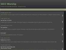 Tablet Screenshot of giccworship.blogspot.com