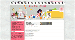 Desktop Screenshot of citramusiclyrics.blogspot.com