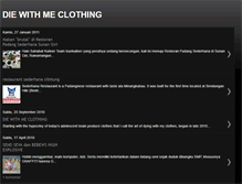 Tablet Screenshot of diewithmecloth.blogspot.com