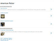 Tablet Screenshot of americanpotter.blogspot.com