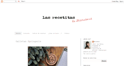 Desktop Screenshot of lasrecetitas.blogspot.com