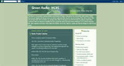 Desktop Screenshot of greenradio.blogspot.com