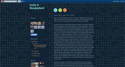 Desktop Screenshot of hollyinbangladesh.blogspot.com