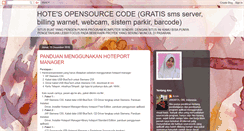 Desktop Screenshot of hoteopensourcecode.blogspot.com
