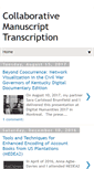 Mobile Screenshot of manuscripttranscription.blogspot.com