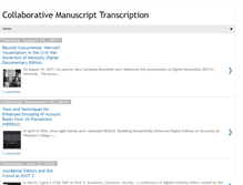 Tablet Screenshot of manuscripttranscription.blogspot.com