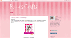 Desktop Screenshot of beccaannecrafts.blogspot.com
