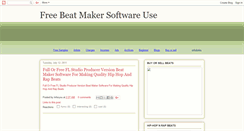 Desktop Screenshot of freebeatmakersoftwareuse.blogspot.com