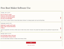 Tablet Screenshot of freebeatmakersoftwareuse.blogspot.com