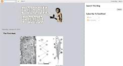 Desktop Screenshot of fossilfood.blogspot.com