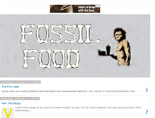 Tablet Screenshot of fossilfood.blogspot.com