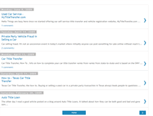 Tablet Screenshot of mytitletransfer.blogspot.com