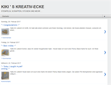 Tablet Screenshot of kikis-kreativecke.blogspot.com
