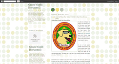 Desktop Screenshot of greencosmicrabbit.blogspot.com