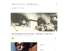 Tablet Screenshot of heartwornhighways.blogspot.com