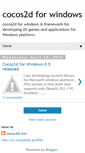 Mobile Screenshot of cocos2d-win.blogspot.com