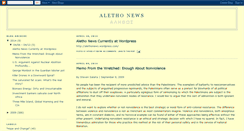 Desktop Screenshot of alethonews.blogspot.com
