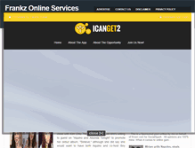 Tablet Screenshot of frankzonlineservices.blogspot.com