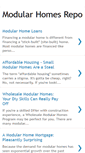 Mobile Screenshot of modular-homes-repo.blogspot.com