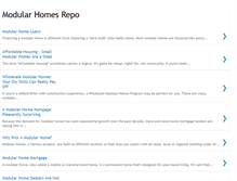 Tablet Screenshot of modular-homes-repo.blogspot.com