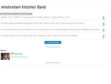 Tablet Screenshot of amsterdamklezmerband.blogspot.com