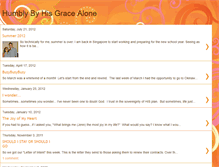 Tablet Screenshot of humblybyhisgracealone.blogspot.com