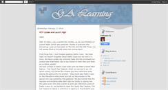 Desktop Screenshot of galearning.blogspot.com