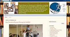 Desktop Screenshot of physicaltherapyandhealth.blogspot.com