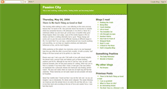 Desktop Screenshot of passioncity.blogspot.com