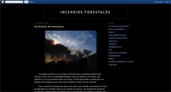 Desktop Screenshot of incendios-forestales.blogspot.com