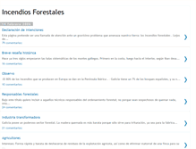 Tablet Screenshot of incendios-forestales.blogspot.com