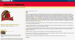 Desktop Screenshot of march-to-madness.blogspot.com