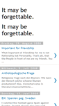 Mobile Screenshot of es-koennte-vergesslich-sein.blogspot.com