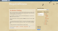 Desktop Screenshot of megatruthiness.blogspot.com