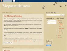Tablet Screenshot of megatruthiness.blogspot.com