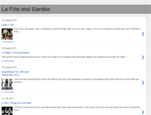 Tablet Screenshot of lafillecherie.blogspot.com