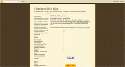Desktop Screenshot of flaminggibletpress.blogspot.com