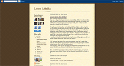 Desktop Screenshot of laura-i-afrika.blogspot.com