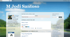 Desktop Screenshot of jodisantoso.blogspot.com