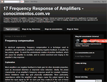 Tablet Screenshot of conocimientosamplifiersfr.blogspot.com