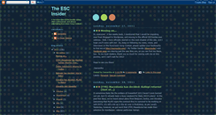 Desktop Screenshot of escinsider.blogspot.com