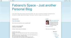 Desktop Screenshot of fabianospace.blogspot.com