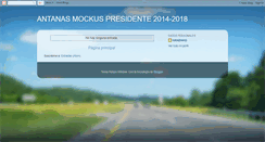 Desktop Screenshot of antanasmockuspresidente.blogspot.com