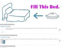Tablet Screenshot of fillthisbed.blogspot.com