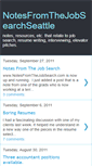 Mobile Screenshot of notesfromthejobsearchseattle.blogspot.com