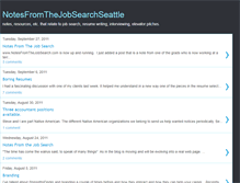 Tablet Screenshot of notesfromthejobsearchseattle.blogspot.com