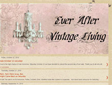 Tablet Screenshot of everaftervintageliving.blogspot.com