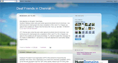 Desktop Screenshot of chennaideaf.blogspot.com
