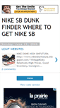 Mobile Screenshot of nikesbdunkfinder.blogspot.com